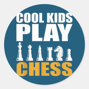 Sticker Rond Les garçons de Great Chess Kids