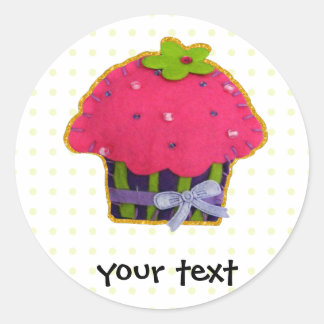 Sticker Rond Les gâteaux mignons