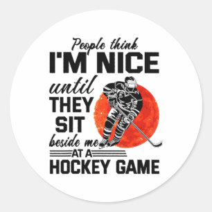 Sticker Rond Les Gens Pensent Que J'Étais Gentil, Jusqu'À Ce Qu