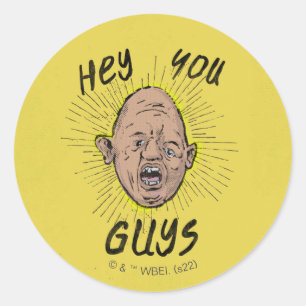 Sticker Rond Les Goonies Sloth Doodle "Hey les gars"