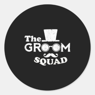 Sticker Rond Les Groomsmen Mariage De Groom Squad Mariage Et Ba