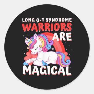 Sticker Rond Les guerriers sont une vision magique du syndrome