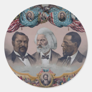 Sticker Rond "Les Héros De La Course Colorée"