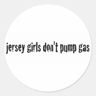 Sticker Rond Les Jersey Filles Ne Pompent Pas De Gaz