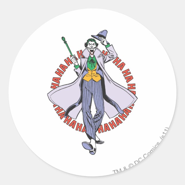 Sticker Rond Les Joker Cackles (Devant)
