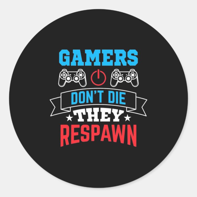 Sticker Rond Les joueurs qu'ils respectent (Devant)