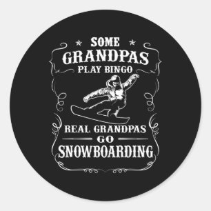 Sticker Rond Les Maires Certains Grandpas Jouer Bingo Real Gran