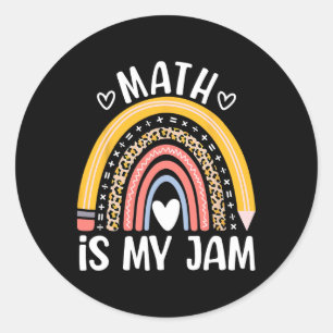 Sticker Rond Les Maths Sont Mon Truc Prof De Maths Rentrée Scol
