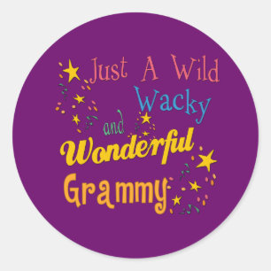 Sticker Rond Les meilleurs cadeaux de Grammy
