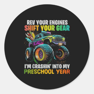 Sticker Rond Les Moteurs Rev Transfèrent Votre Gear Im Crashin