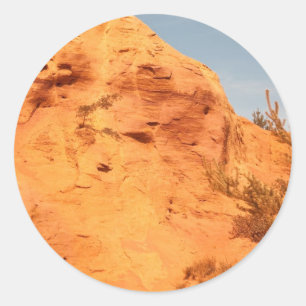 Sticker Rond Les Ocres du Roussillon