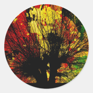 Sticker Rond les oiseaux aiment les vacances