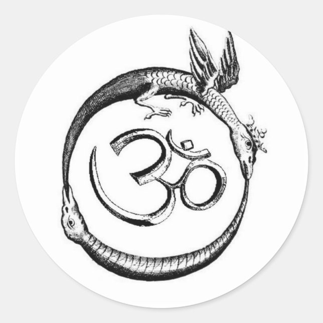 Sticker Rond les omroboros (Devant)