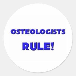 Sticker Rond Les ostéologues gouvernent !