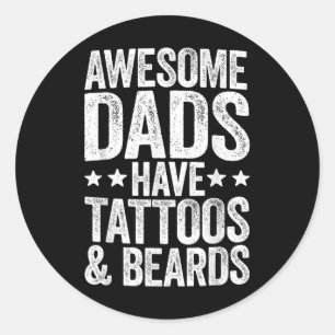 Sticker Rond Les Padoues Awesome Ont Des Tatouages Et Des Fêtes
