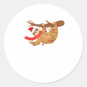Sticker Rond Les parcelles de Noël Lumières Drôle Les parcel