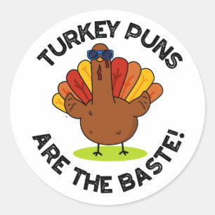Sticker Rond Les Pâtes De Turquie Sont Le Baste Drôle Pun De No