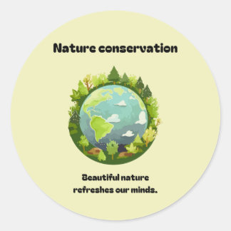 Sticker Rond Les petits miracles pour sauver la planète : Stick