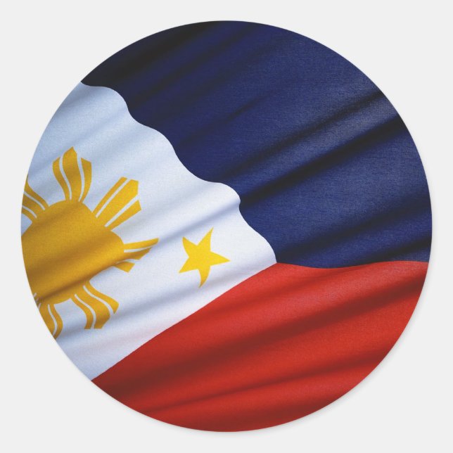 Sticker Rond Les philippines (Devant)