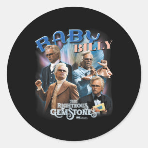Sticker Rond Les Pierres Justes Baby Billy Heartthrob