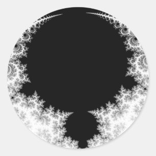 Sticker Rond Les pins