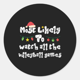 Sticker Rond Les Plus Probables À Regarder Tous Les Jeux De Vol