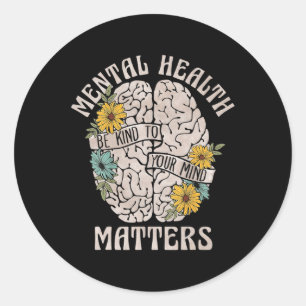 Sticker Rond Les Problèmes De Santé Soient Semblables À Votre M