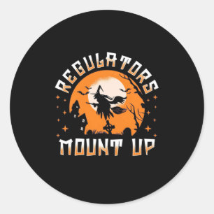 Sticker Rond Les régulateurs d'Halloween montent