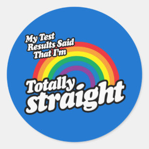 STICKER ROND LES RÉSULTATS DE MES ESSAIS ONT ÉTÉ TRÈS CLAIRS