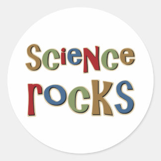 Sticker Rond Les rochers scientifiques