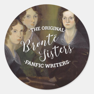 Sticker Rond Les soeurs de Bronte - les auteurs originaux de