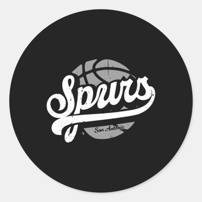 Sticker Rond Les Spurs  (Devant)
