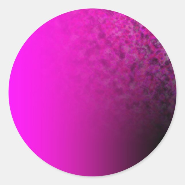 Sticker Rond Les teintes : Magenta et Cloud (Devant)
