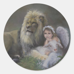 Sticker Rond Les Trois Bénis