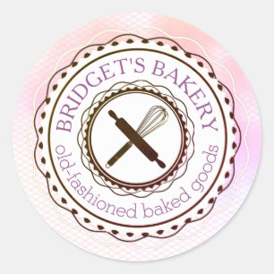 Sticker Rond Les ustensiles de cuisson battent de la cuisine de