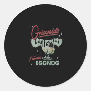 Sticker Rond Les vacances de Noël de Griswold de National Lampo