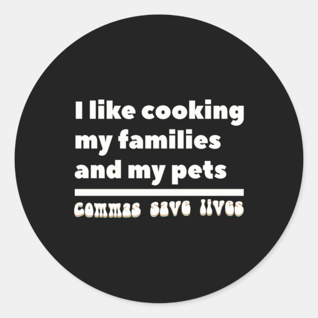 Sticker Rond Les-virgules-sauvent-des-vies (Devant)