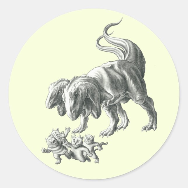 Sticker Rond Les vraies choses sauvages (Devant)