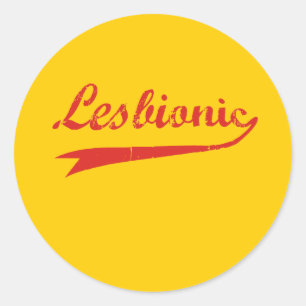 Sticker Rond Lesbionique