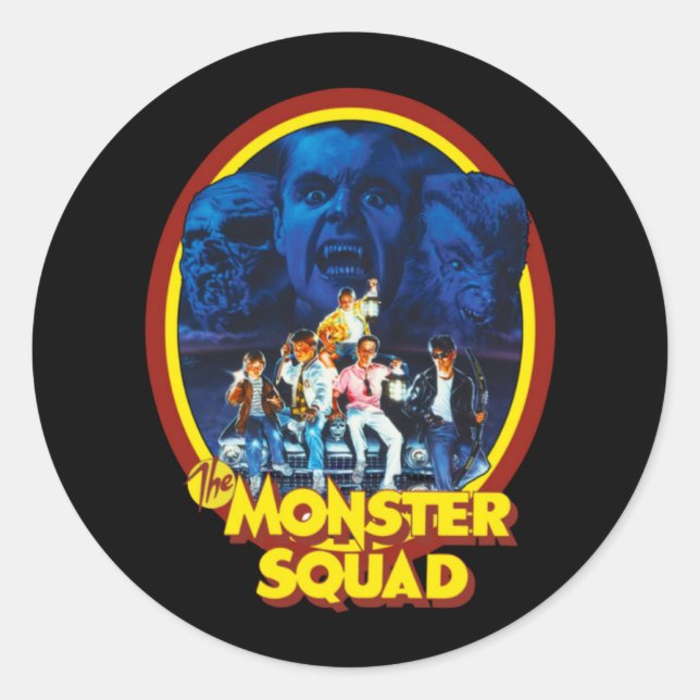 Sticker Rond L'Escadron Monster 1978 (Devant)