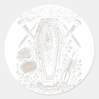 Sticker Rond L'esthéticien de la mort