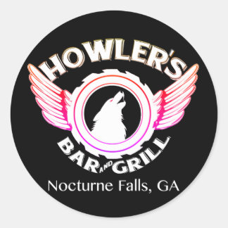 Sticker Rond L'étiquette de Howler