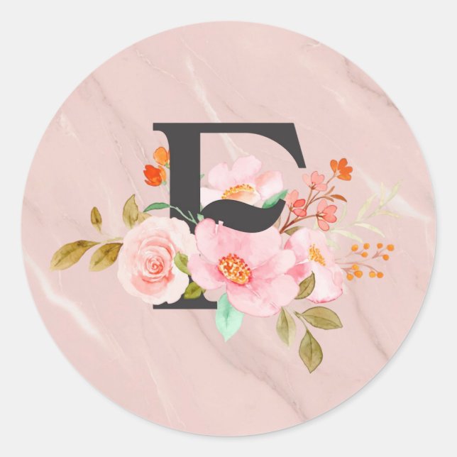 Sticker Rond Letter F (Devant)