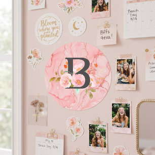 Sticker Rond Lettre B