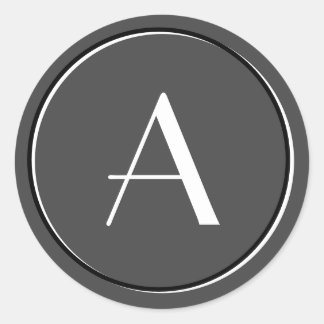 STICKER ROND LETTRE CLÉ GRECQUE MORALE MOINDRE