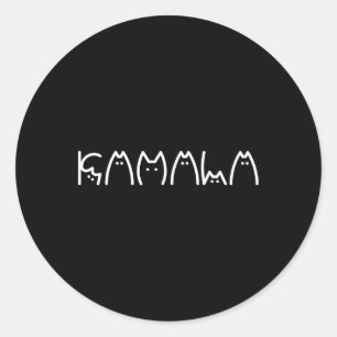 Sticker Rond Lettre de chat Kamala 2024 - Président Kamala - Co