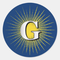 Lettre G - symbole maçonnique