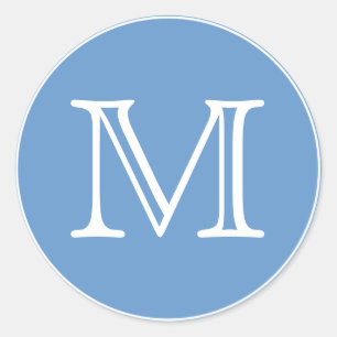 Sticker Rond Lettre monogramme