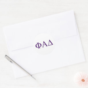 Sticker Rond Lettres grecques Phi Alpha Delta
