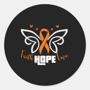 Sticker Rond leucémie - Cadeau pour une leucémie Cancer Patient